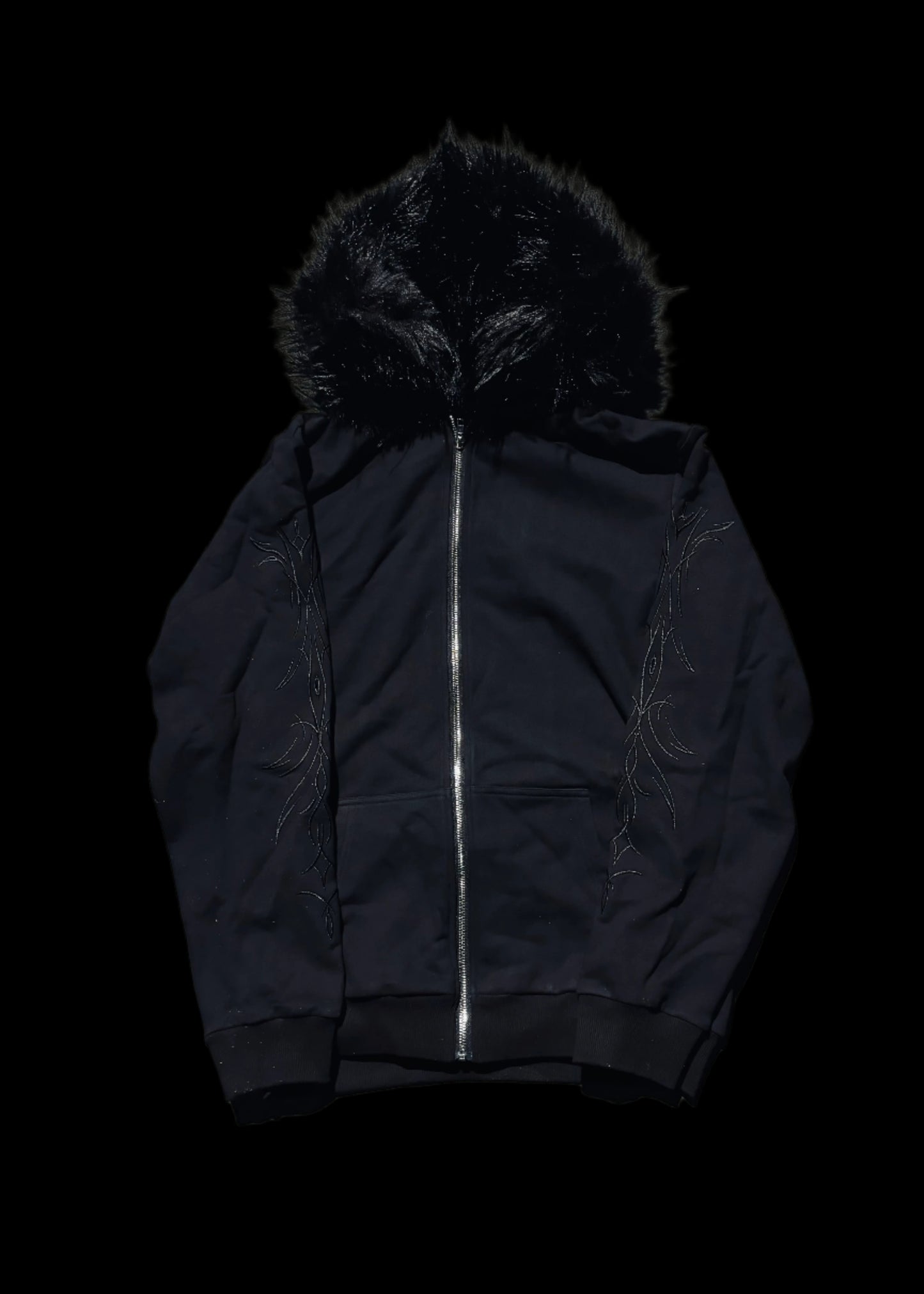WOLF ZIPUP (NOIR)