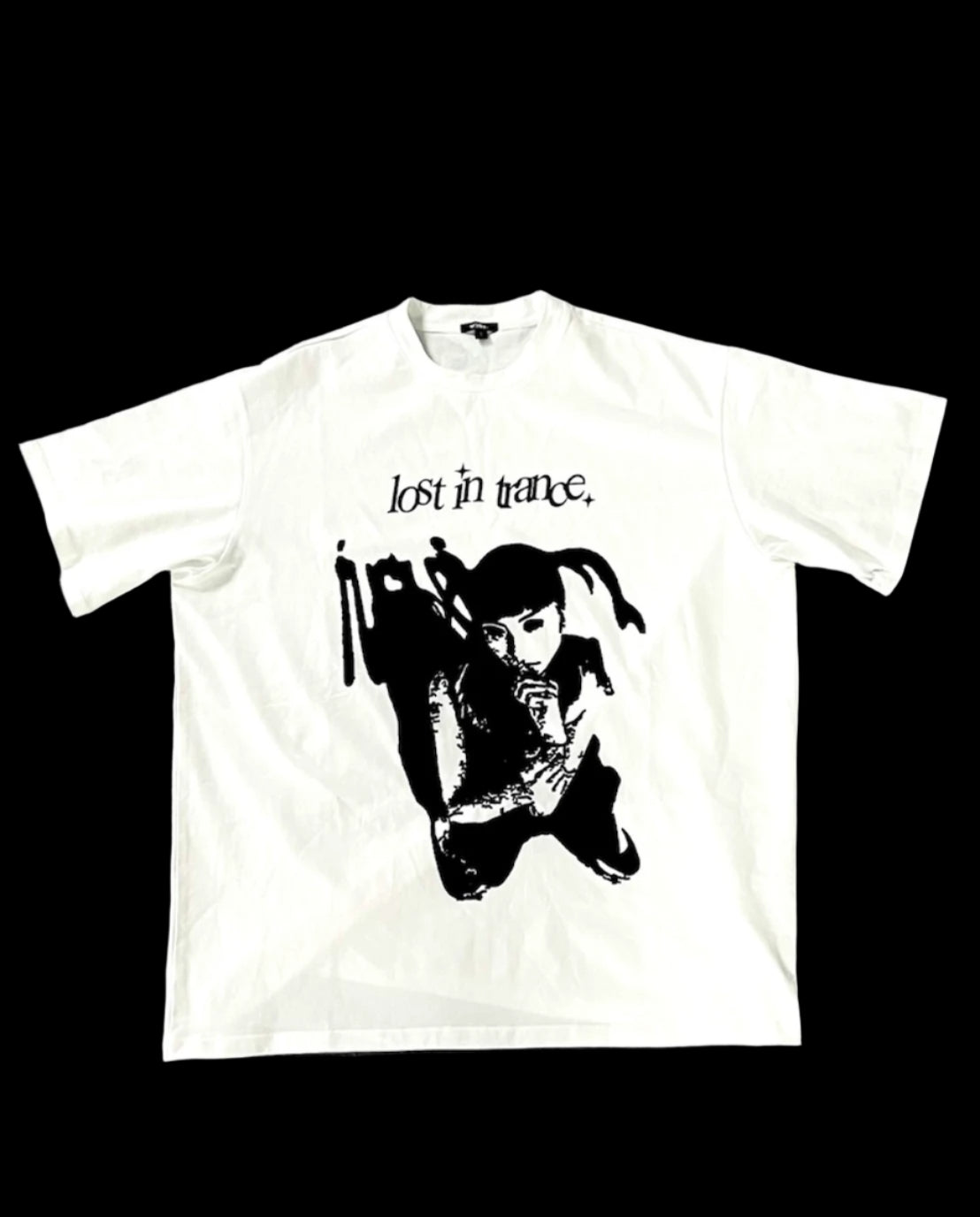 'LOST IN TRANCE' TEE (CREAM)