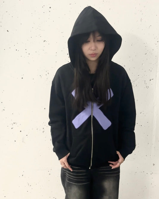 'A SILENT VOICE' ZIPUP (NOIR)