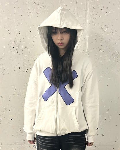 'Silent Voice' Zipup (Bone)