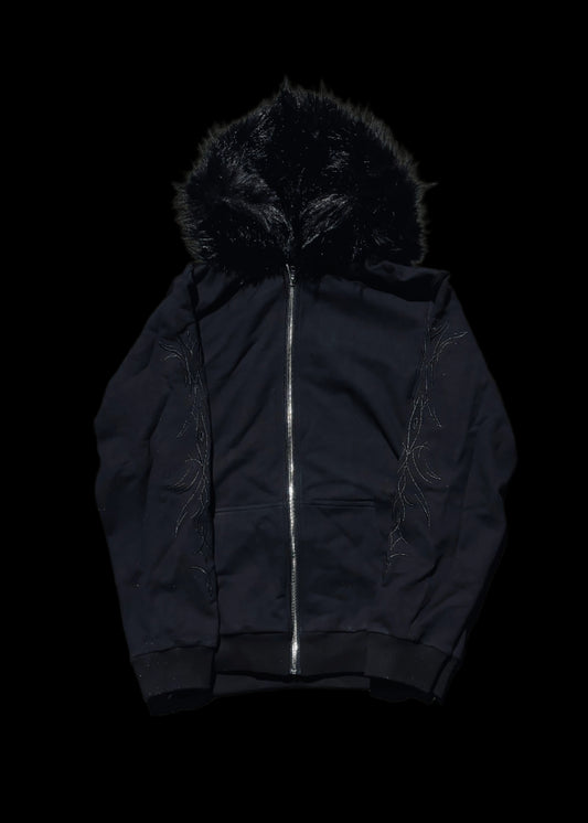 WOLF ZIPUP (NOIR)