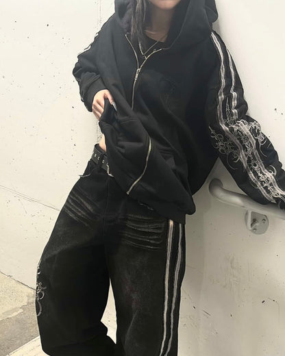 'Sigil' Zipup (Noir)