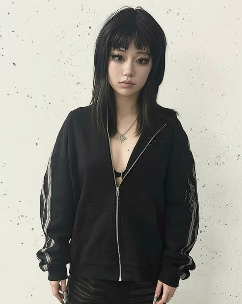 'Sigil' Zipup (Noir)