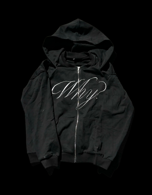 'WHY' CLOAK ZIPUP (NOIR)